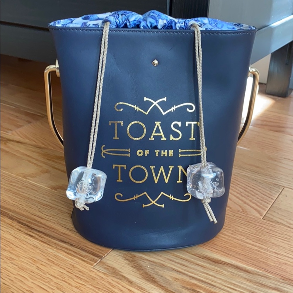 Kate spade novelty toast of the town champagne bag